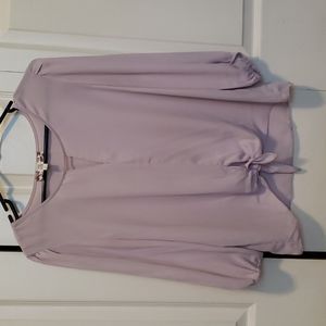 Long sleeve work top